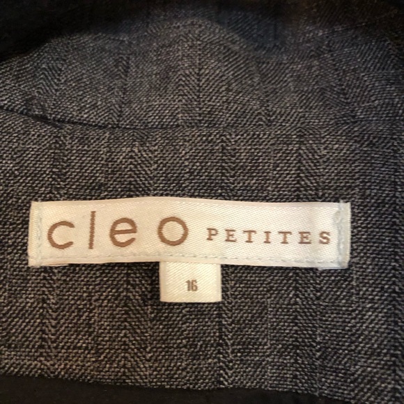 CLEO | Charcoal Colour Blazer (16 PETITE) - Picture 4 of 15